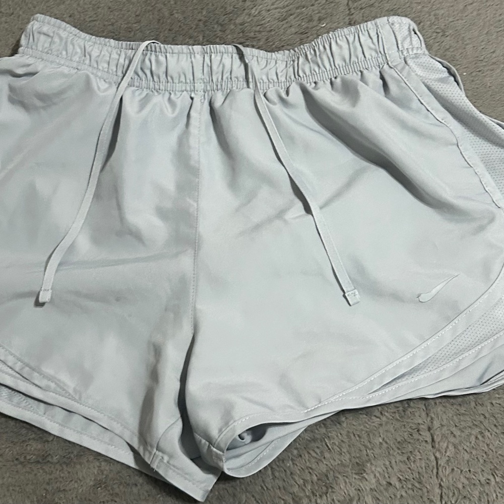 Light gray Nike shorts